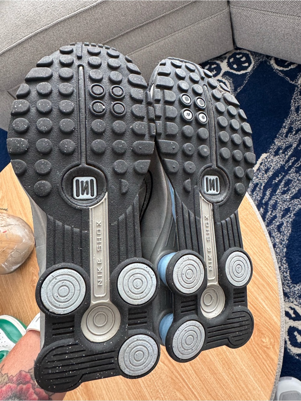 Nike Black & Silver Shox Athletic Sneakers - Picture 6 of 6